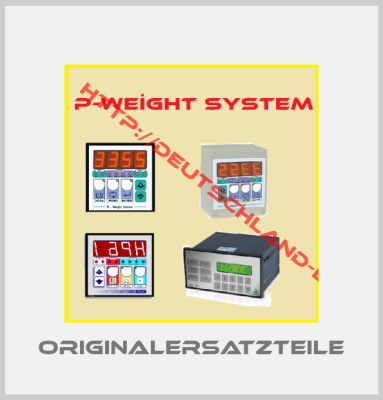 P-WEİGHT SYSTEM