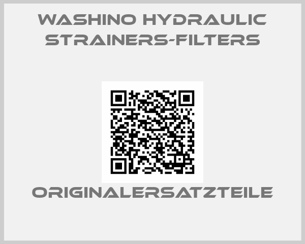 Washino Hydraulic Strainers-Filters