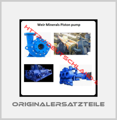 Weir Minerals Piston pump