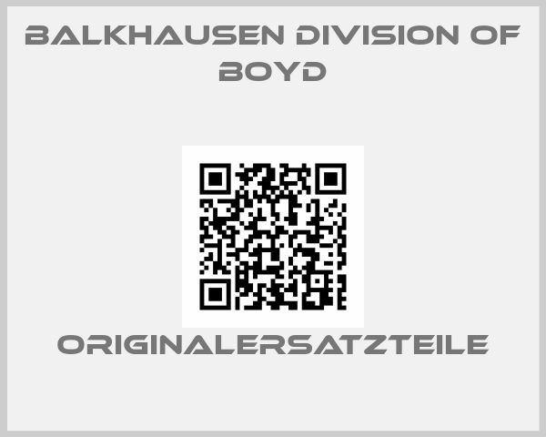 Balkhausen Division of Boyd
