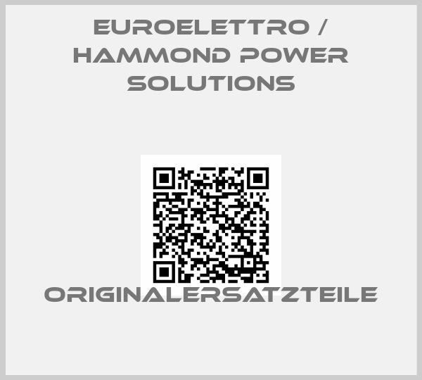Euroelettro / Hammond Power Solutions