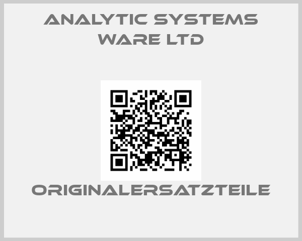 Analytic Systems Ware Ltd