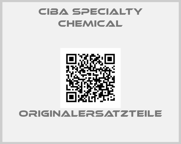 Ciba Specialty Chemical