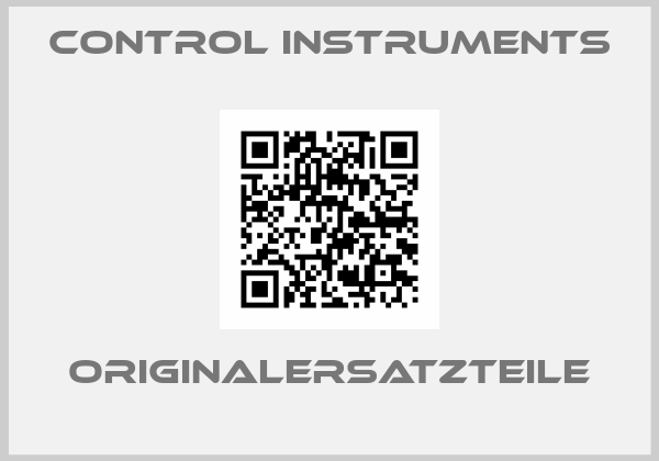 Control instruments