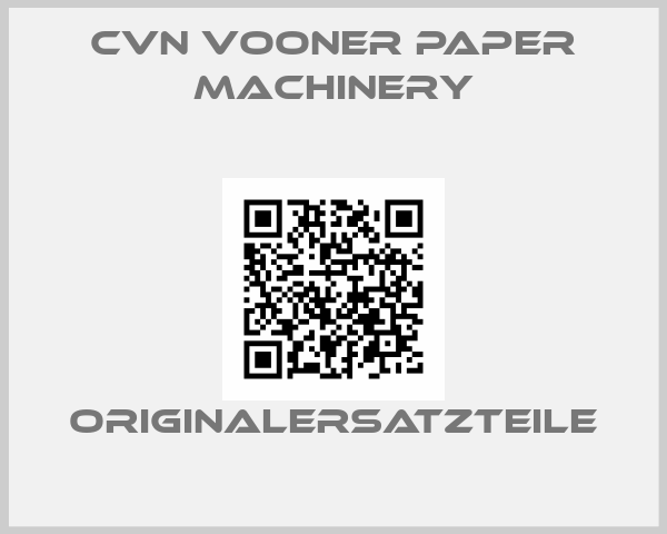 Cvn Vooner Paper Machinery
