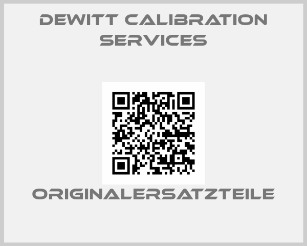 Dewitt Calibration Services