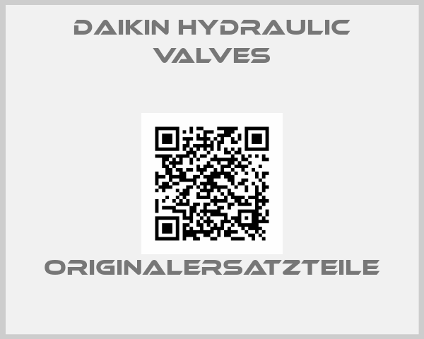 Daikin Hydraulic Valves