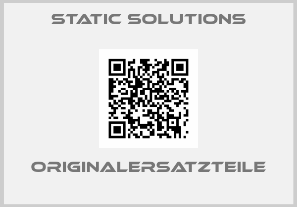 Static Solutions