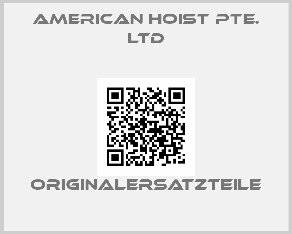 American hoist Pte. Ltd