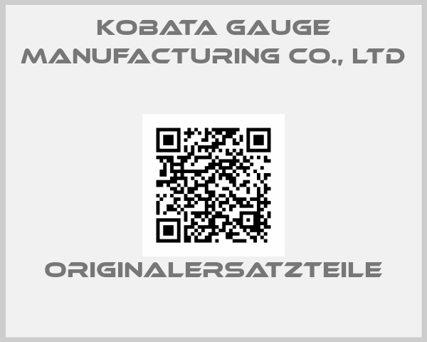 KOBATA GAUGE MANUFACTURING CO., LTD