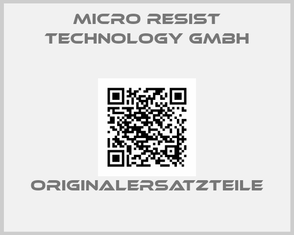 micro resist technology GmbH