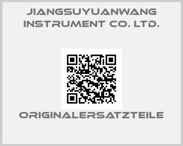 Jiangsuyuanwang Instrument Co. Ltd.