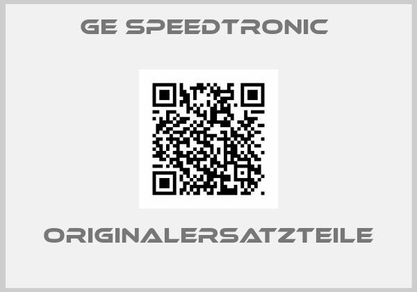 GE Speedtronic 