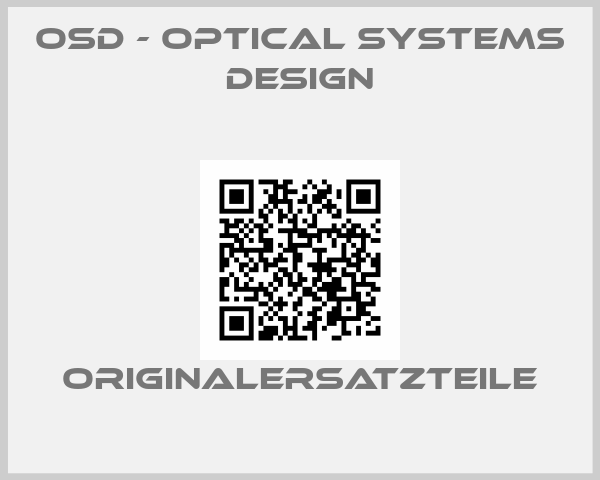 OSD - OPTICAL SYSTEMS DESIGN
