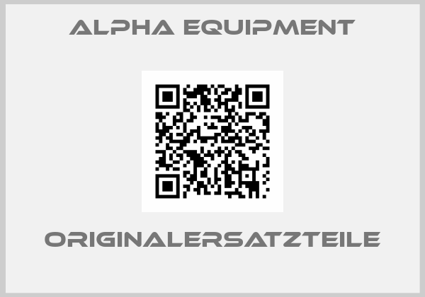 Alpha Equipment