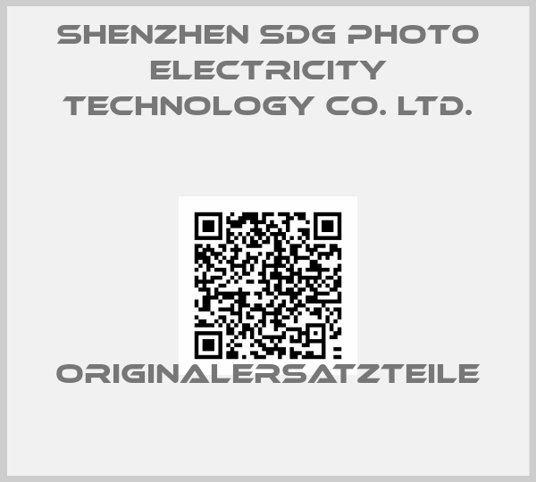 Shenzhen SDG Photo electricity Technology Co. Ltd.