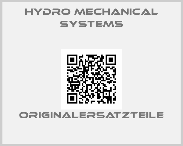 Hydro Mechanıcal Systems
