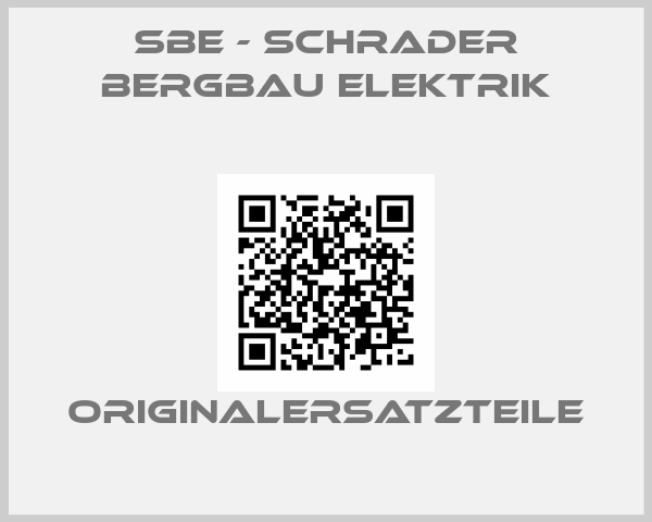 SBE - Schrader Bergbau Elektrik