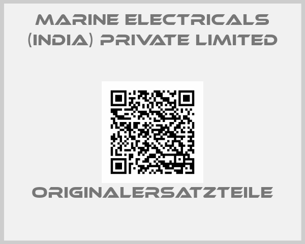 MARINE ELECTRICALS (INDIA) PRIVATE LIMITED