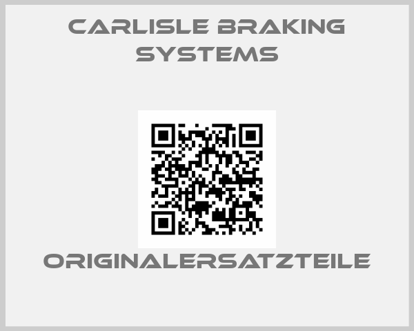 CARLISLE BRAKING SYSTEMS