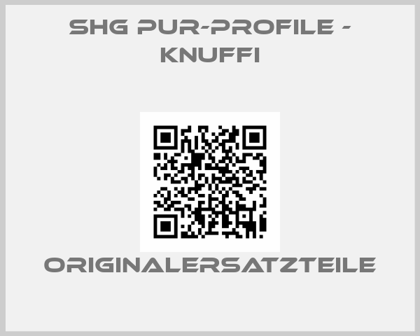 SHG Pur-profile - Knuffi