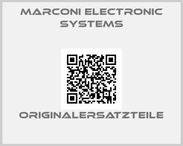 Marconi Electronic Systems