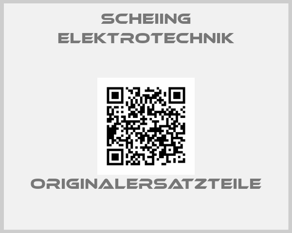 Scheiing Elektrotechnik