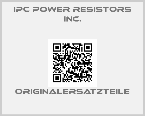 IPC Power Resistors Inc.