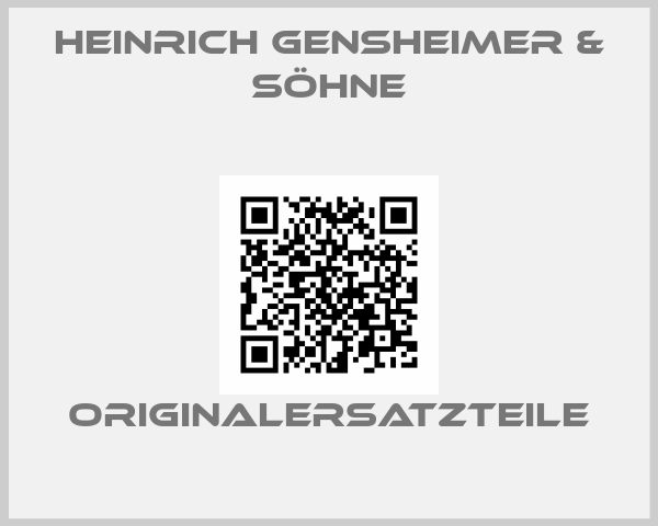 Heinrich Gensheimer & Söhne