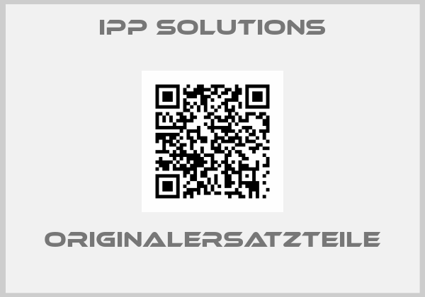 IPP SOLUTIONS