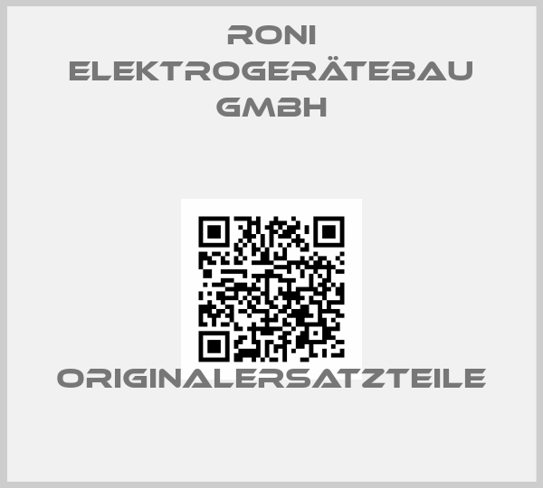 RONI Elektrogerätebau GmbH