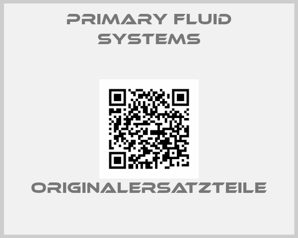 Primary Fluid Systems