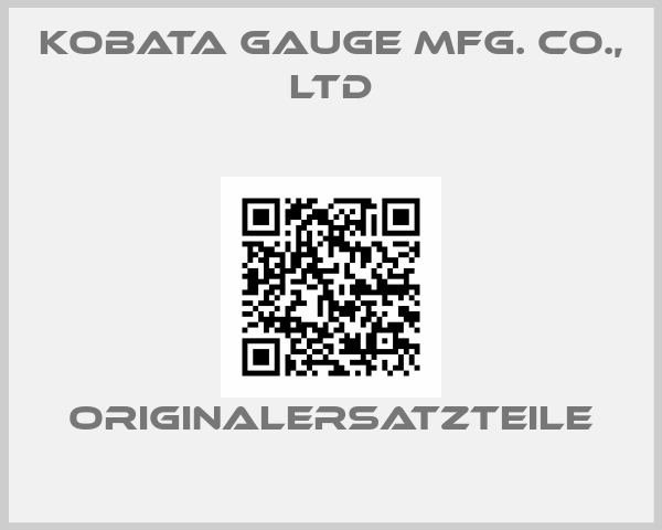 KOBATA GAUGE MFG. CO., LTD