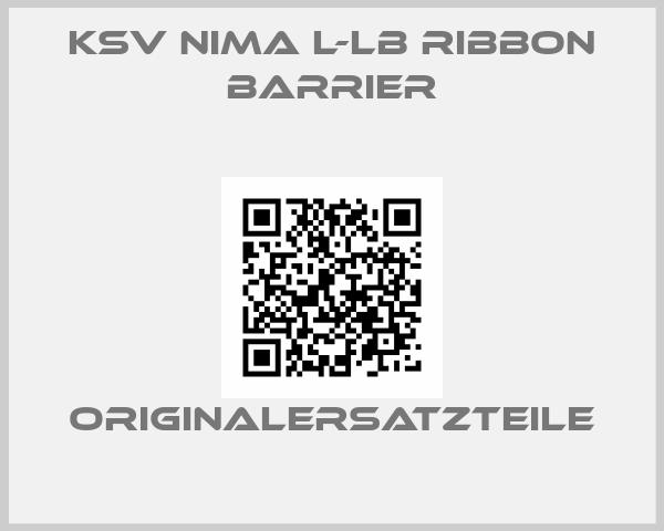 KSV NIMA L-LB Ribbon Barrier
