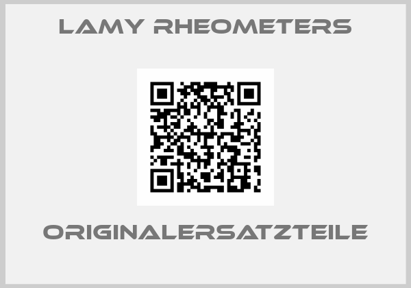 Lamy Rheometers
