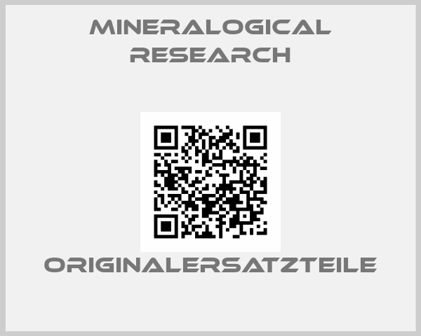 Mineralogical Research