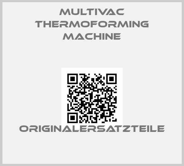 Multivac Thermoforming machine