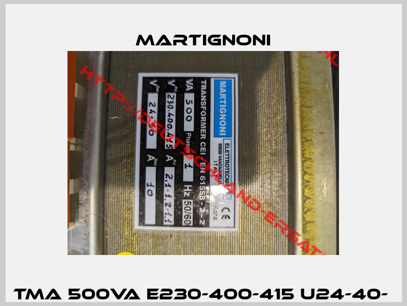 TMA 500VA E230-400-415 U24-40- -2