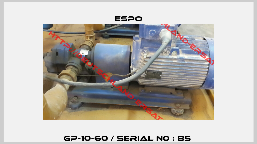 GP-10-60 / serial N0 : 85 -0