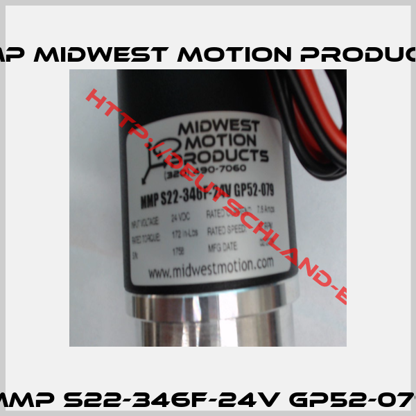 MMP S22-346F-24V GP52-079-2