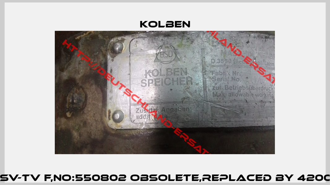 AK14-220-18/0/S/3 SV-TV F,NO:550802 obsolete,replaced by 42000155529(3.5X1012) -0