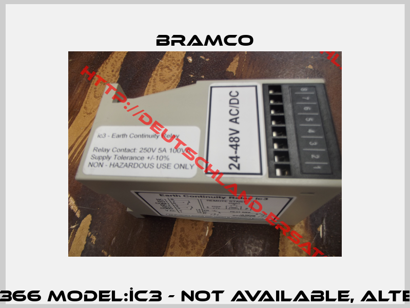 P/N:296043 PRODUCT:A01366 MODEL:İC3 - not available, alternative- A01367, A01048 -3