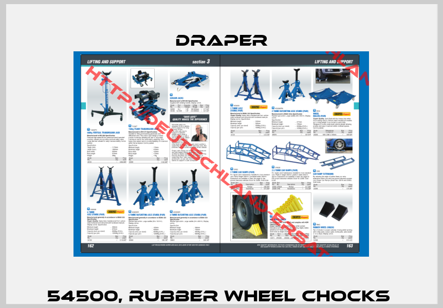 54500, rubber wheel chocks -0