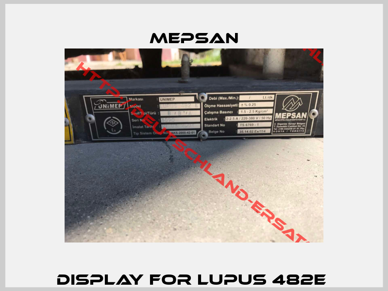 Display For LUPUS 482E -0