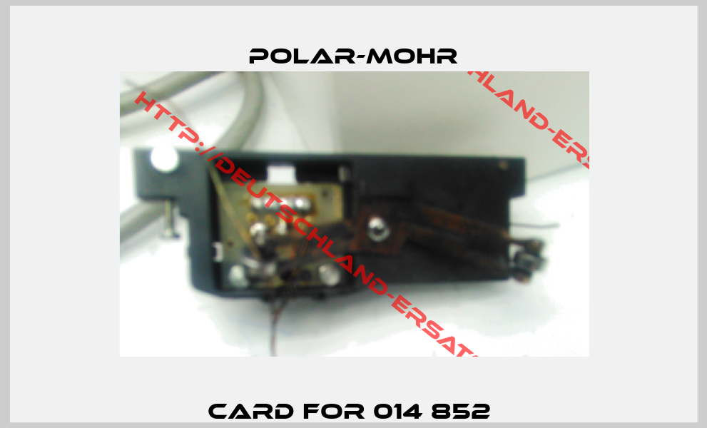 Card for 014 852 -1