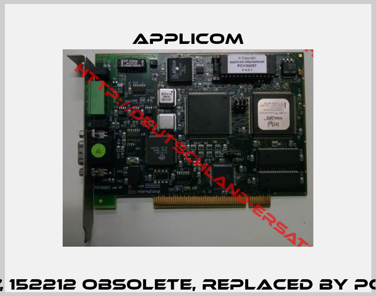 PCI1500S7, 152212 obsolete, replaced by PCU1500S7  -0