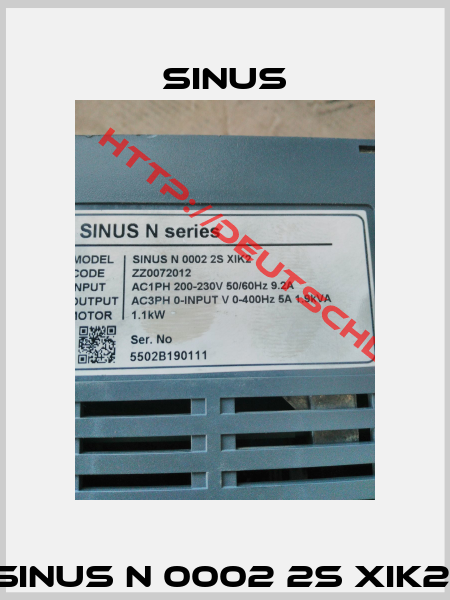 SINUS N 0002 2S XIK2 -0