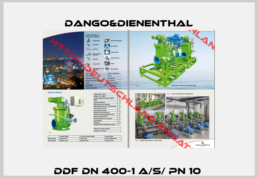 DDF DN 400-1 A/S/ PN 10 -1