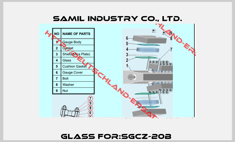 Glass For:SGCZ-20B -1