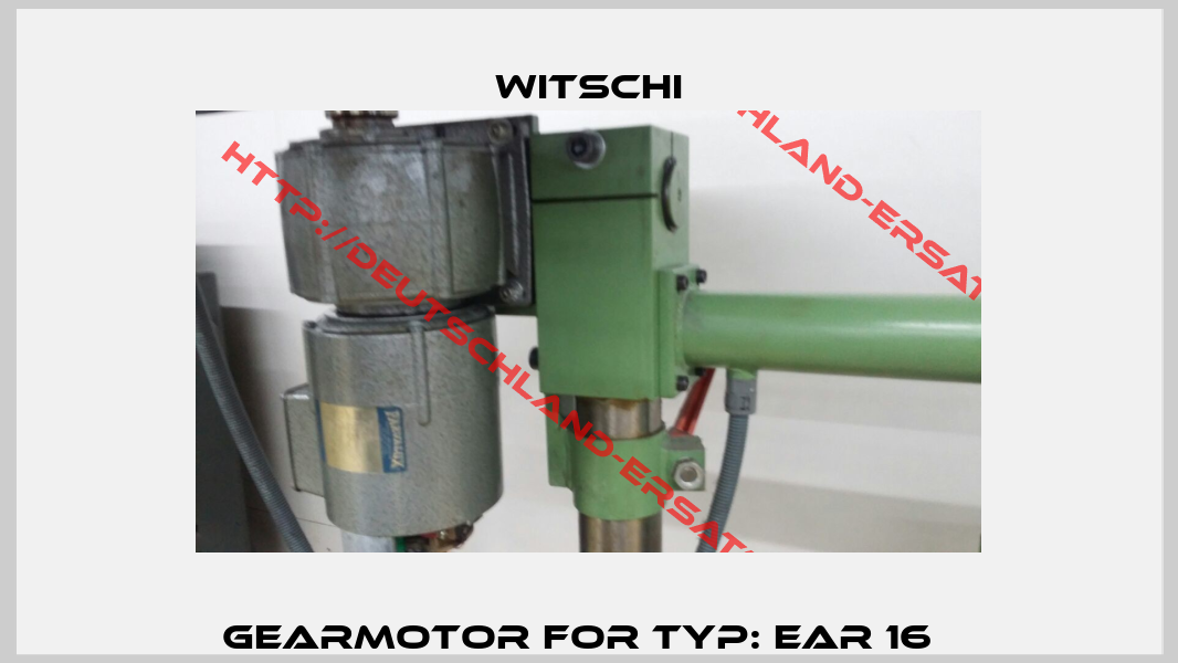 Gearmotor for Typ: EAR 16  -3
